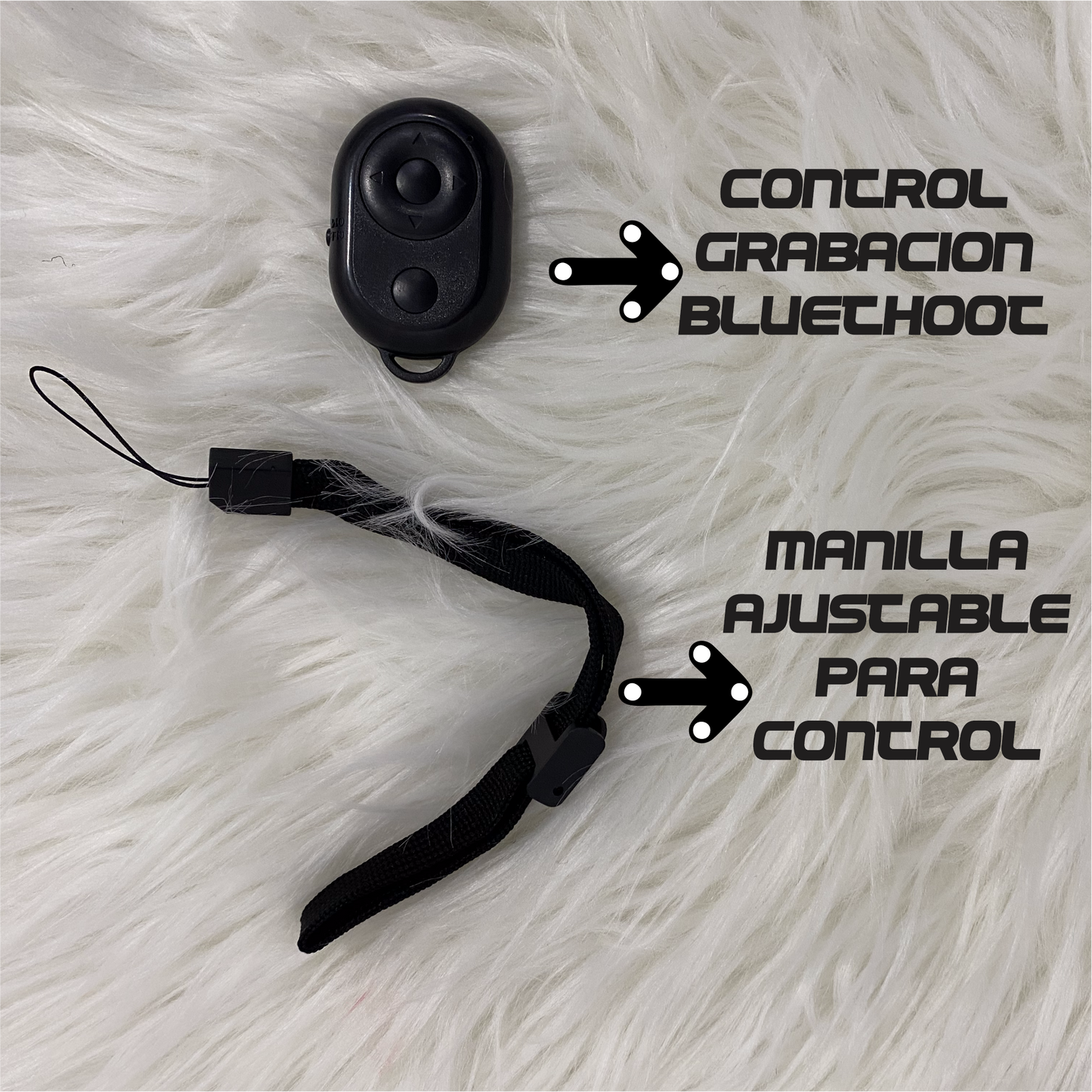 SOPORTE PARA GRABAR + CONTROL BLUETOOTH